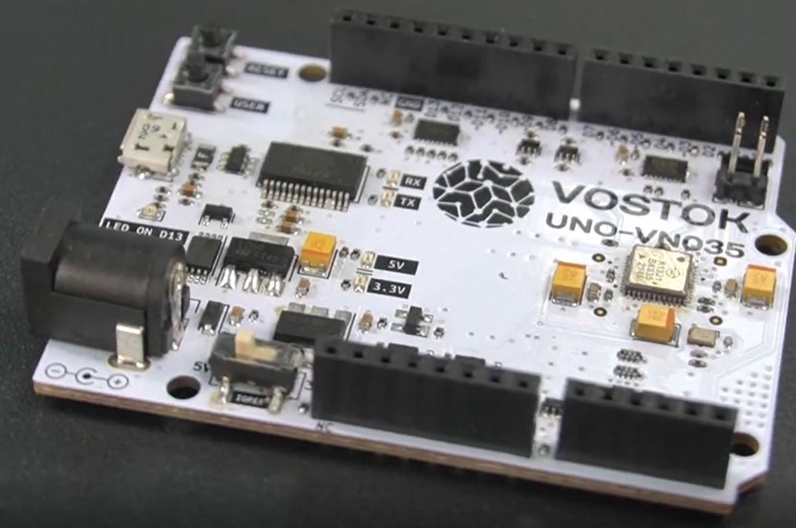 В АО «НИИЭТ» разработан Arduino-совместимый модуль Vostok UNO-VN035