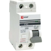 Устройство защитного отключения УЗО ВД-100 2P 16А/10мА (электромеханическое) EKF PROxima