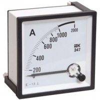 Амперметр Э47 200/5А 96х96 AC включение через трансформатор (класс точности 1.5)