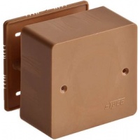 Коробка универсальная для кабель-каналов 85х85х45 корич. IP40 Рувинил 65015К