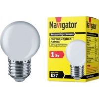 Лампа светодиодная 61 243 NLL-G45-1-230-W-E27 Navigator 61243