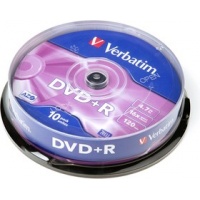 Verbatim 43498 DVD+R 4.7 GB 16x CB/10