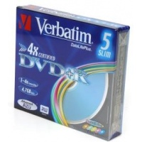 Verbatim 43556 DVD+R DL+паст.цв 4.7GB SC
